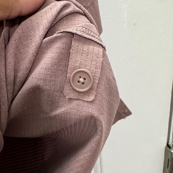 LULULEMON ATHLETA Airing Easy Camp Collar Shirt Twilight Rose - Picture 5 of 7